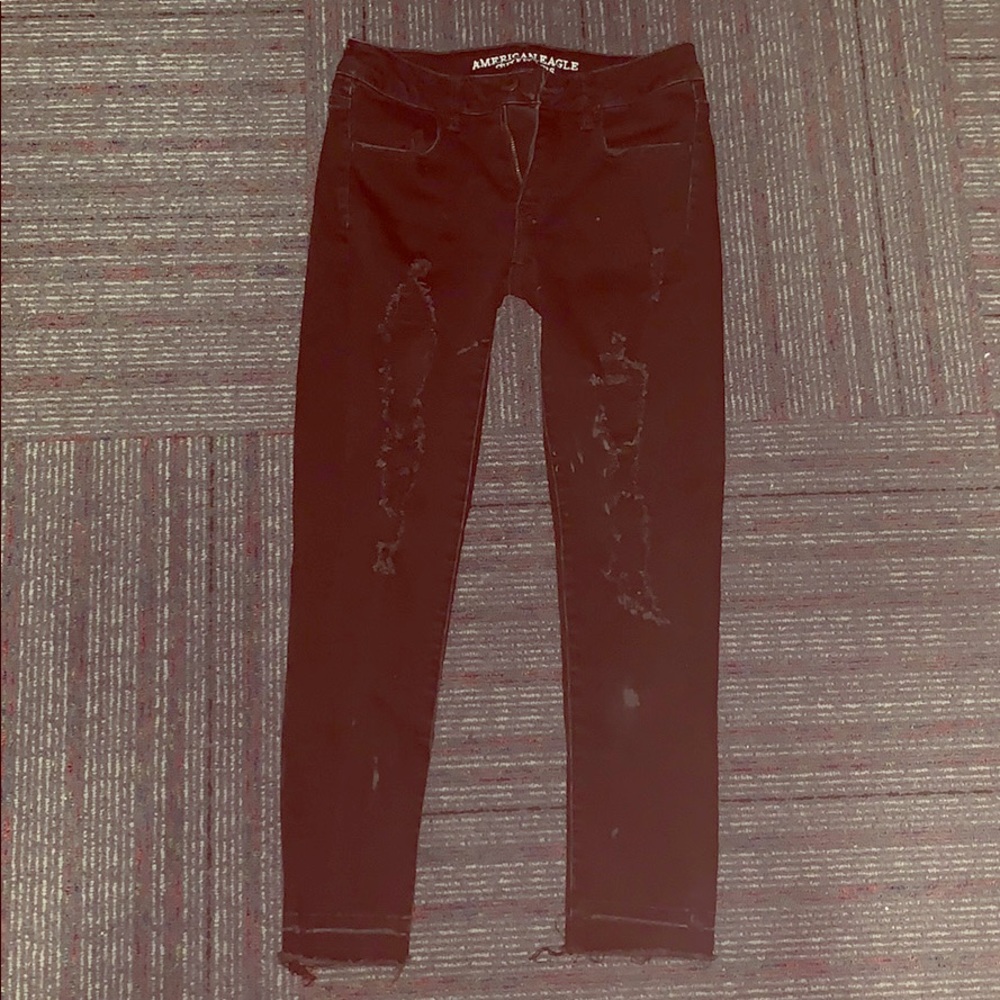 Ripped black jeans